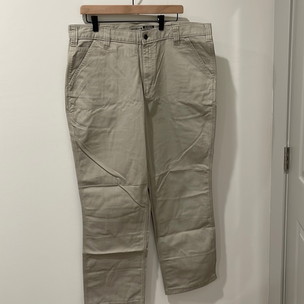 Carhartt men’s flex relaxed fit canvas work pant size 38x32
